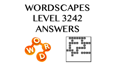 Wordscapes Level 3242 Answers
