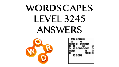 Wordscapes Level 3245 Answers