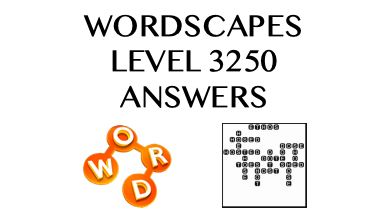 Wordscapes Level 3250 Answers