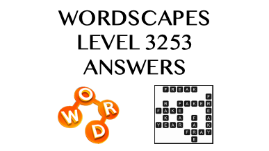 Wordscapes Level 3253 Answers