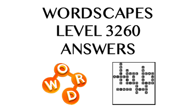 Wordscapes Level 3260 Answers