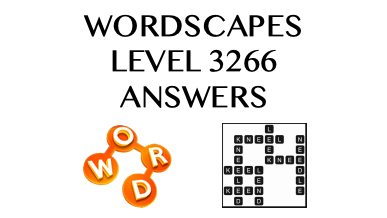 Wordscapes Level 3266 Answers