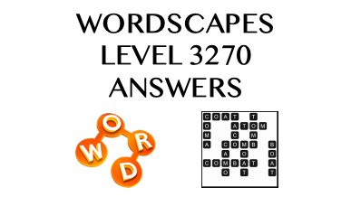 Wordscapes Level 3270 Answers