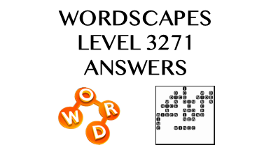 Wordscapes Level 3271 Answers