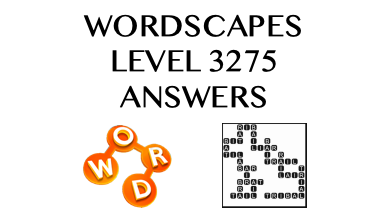 Wordscapes Level 3275 Answers