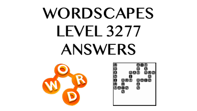 Wordscapes Level 3277 Answers