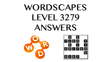 Wordscapes Level 3279 Answers