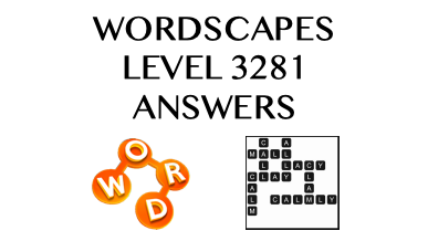 Wordscapes Level 3281 Answers