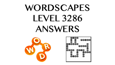 Wordscapes Level 3286 Answers