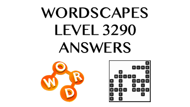 Wordscapes Level 3290 Answers