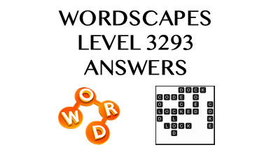 Wordscapes Level 3293 Answers