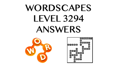 Wordscapes Level 3294 Answers