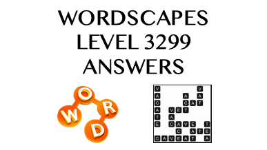 Wordscapes Level 3299 Answers