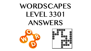 Wordscapes Level 3301 Answers