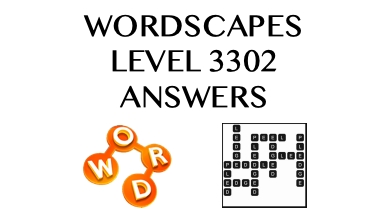 Wordscapes Level 3302 Answers