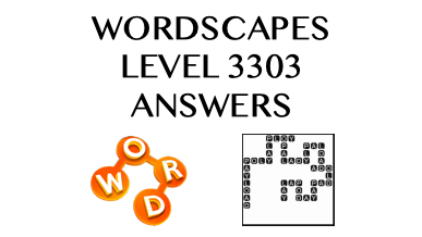 Wordscapes Level 3303 Answers