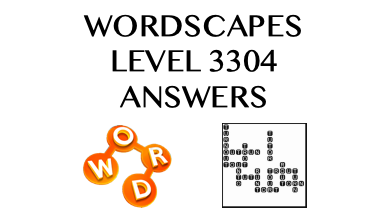 Wordscapes Level 3304 Answers