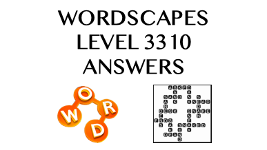 Wordscapes Level 3310 Answers