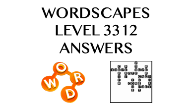 Wordscapes Level 3312 Answers