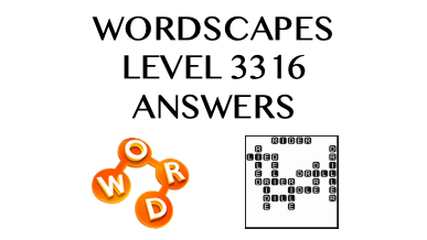 Wordscapes Level 3316 Answers