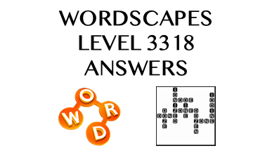 Wordscapes Level 3318 Answers