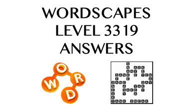 Wordscapes Level 3319 Answers