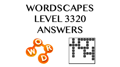 Wordscapes Level 3320 Answers