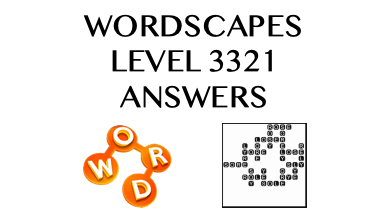 Wordscapes Level 3321 Answers