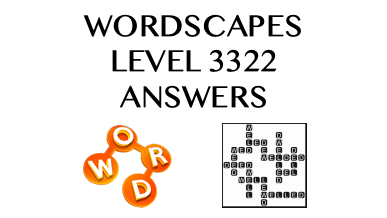 Wordscapes Level 3322 Answers