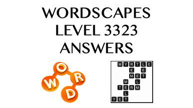 Wordscapes Level 3323 Answers