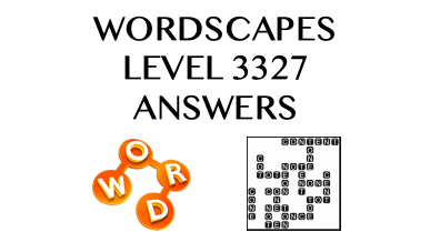 Wordscapes Level 3327 Answers