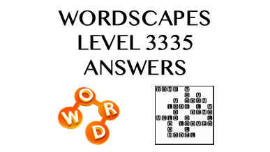 Wordscapes Level 3335 Answers