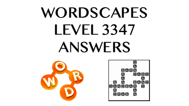 Wordscapes Level 3347 Answers