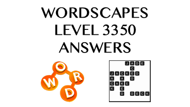 Wordscapes Level 3350 Answers