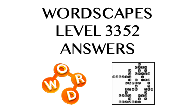 Wordscapes Level 3352 Answers