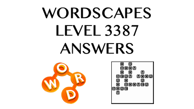 Wordscapes Level 3387 Answers