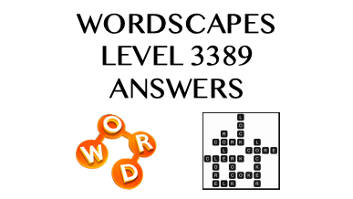 Wordscapes Level 3389 Answers