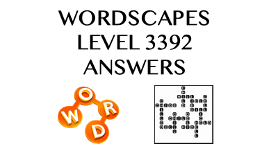 Wordscapes Level 3392 Answers