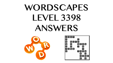 Wordscapes Level 3398 Answers