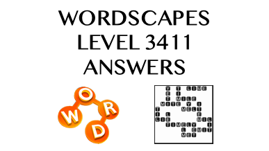 Wordscapes Level 3411 Answers