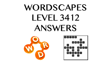 Wordscapes Level 3412 Answers