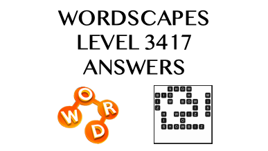 Wordscapes Level 3417 Answers