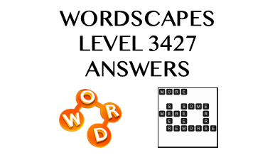 Wordscapes Level 3427 Answers