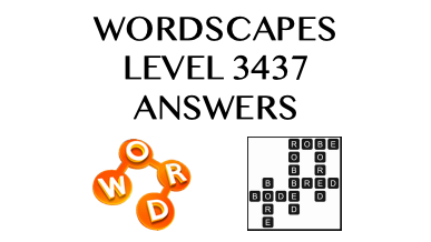 Wordscapes Level 3437 Answers