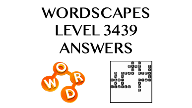 Wordscapes Level 3439 Answers