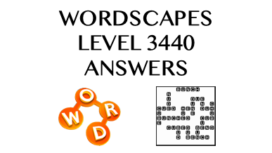 Wordscapes Level 3440 Answers