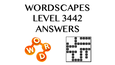 Wordscapes Level 3442 Answers