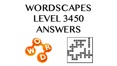 Wordscapes Level 3450 Answers