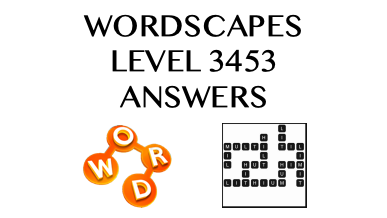 Wordscapes Level 3453 Answers