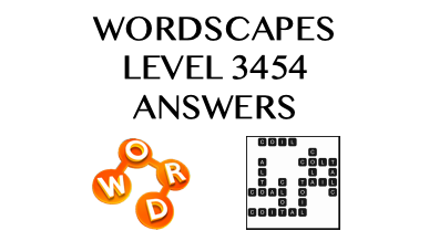 Wordscapes Level 3454 Answers